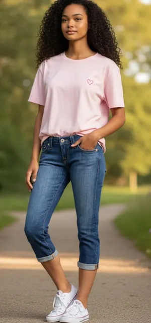 True religion Women's Blue Jean capris. New thumbnail 1