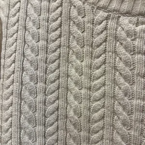 Lauren Ralph Lauren Sweater Cable Knit Quiet Luxury Preppy Cream measures size L thumbnail 3
