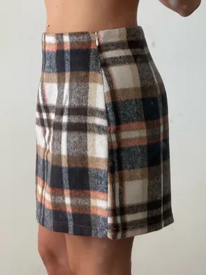 Plaid Mini Skirt Multiple thumbnail 3