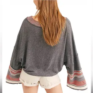 Free People Women’s Cooper Striped‎ Long-Sleeve T-Shirt Size XS thumbnail 2