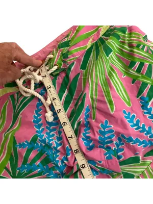 Lilly Pulitzer Womens Tropical Print Board Shorts Pink Green Blue Size S Nylon thumbnail 9