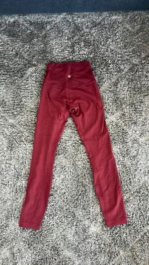 red lululemon align leggings high rise thumbnail 2