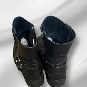 Element X Black Leather Motorcycle‎ Boots Size 7 thumbnail 3
