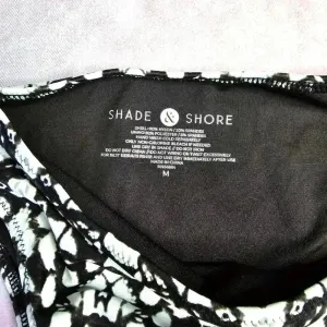 Shade &‎ Shore Black White Bikini Bottoms Swimwear Swimsuit Size Medium thumbnail 2