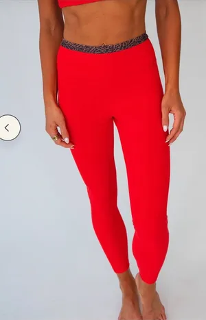 These Three Boutique Grove leggings cherry thumbnail 1