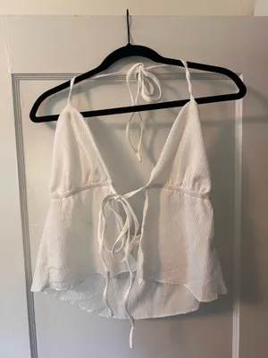 Amazon Y2K Front Tie Up Cami Top thumbnail 4
