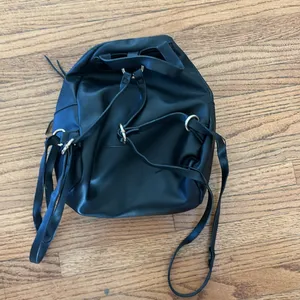 Big eyeball mini backpack Black thumbnail 2