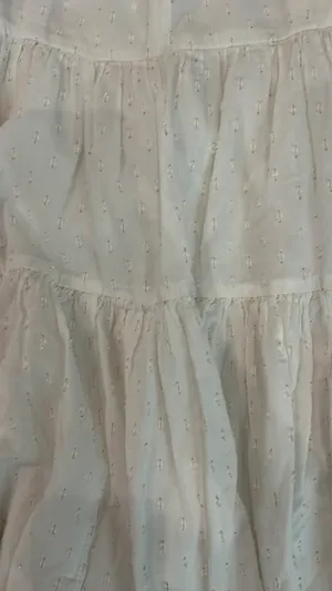 American Eagle white and gold dress thumbnail 2