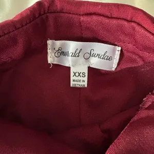 Emerald Sundae Burgundy Dress thumbnail 3