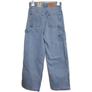 NWT Levi's Women's Cinch Baggy Carpenter Jeans Light Wash High Rise 24 x 31‎ thumbnail 5