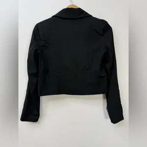 NWT Cider Women's Cropped Black blazer / Jacket Sz XS thumbnail 5