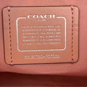 Coach F57526 Ava Tote Crossgrain Leather Bag Blush Pink / Silver - NEW w/ DEFECT thumbnail 15