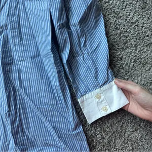 American Eagle Outfitters Blue and White Striped Swim Coverup thumbnail 2