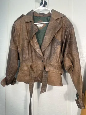 Vintage Jarrod’s Leather Jacket Size Medium GUC thumbnail 1