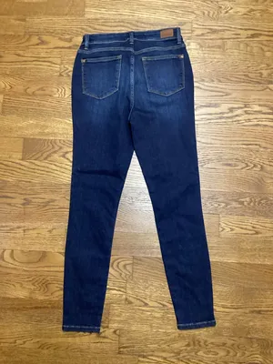 Judy Blue high rise skinny dark wash jeans size 7/28 style 82253 thumbnail 2