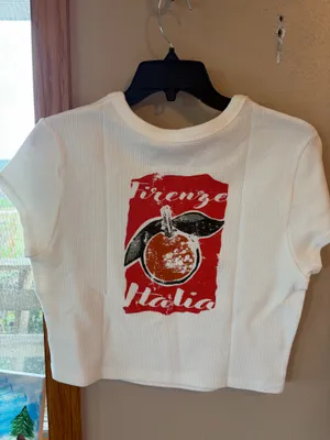 🆕🍊Vintage Canvas Orange Italia Tee thumbnail 7
