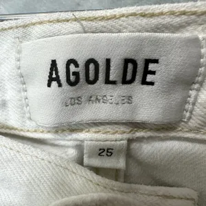 AGOLDE Jeans Cotton White High Rise Straight Leg‎ Coastal Minimalist Womens 25 thumbnail 4