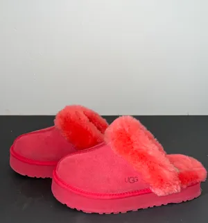 UGG Disquette Platform Slippers In Pink Glow thumbnail 2