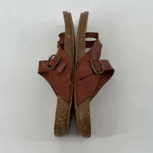 Yokono Ibiza Brown Leather Cork Footbed Thong‎ Sandals Made in Spain Womens 9 thumbnail 5