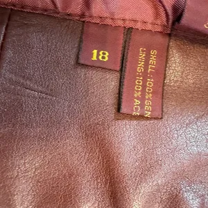 VTG Etienne Aigner Jacket 18 Oxblood Burgundy Leather Blazer Equestrian 80s Coat thumbnail 10