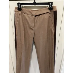 La Feta Brown Dress Pants Size 38 US 6/8 Side Stripe Equestrian‎ Designer thumbnail 2