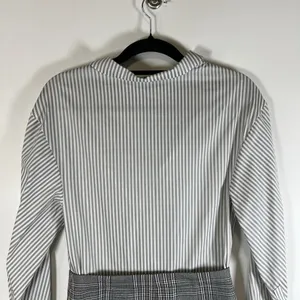 Maje Shirt Skirt Dress Gray And Black Plaid‎ Women’s Size 2/medium Office Classy thumbnail 8