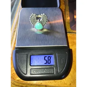 Royston Turquoise Sterling Silver Ring Size 6 thumbnail 9
