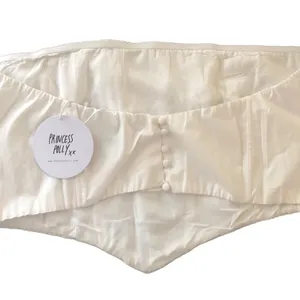 Princess Polly BAD GAL BUSTIER White Curve Size 18 Crop Milkmaid Button Back NEW thumbnail 4