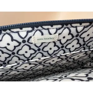 Vera Bradley Essential Tab Wallet Peacoat Ultralight‎ Quilted Navy Blue New thumbnail 5