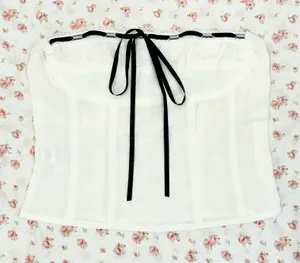 Princess Polly Elkin Strapless Top White thumbnail 1