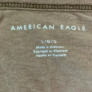 ⭐️ American eagle brown top in size large thumbnail 4