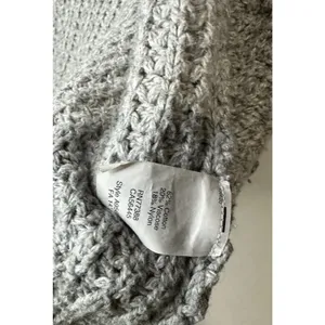 Madewell Womens Sweater Medium Gray Knit‎ Casual Career Cardigan thumbnail 6