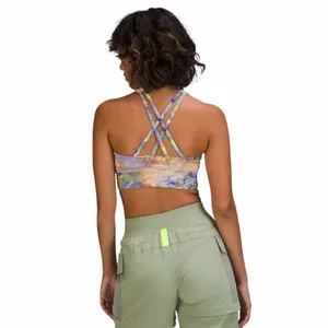 Lululemon Energy High-Neck Longline Tough Bra Altered Nature Multi thumbnail 6