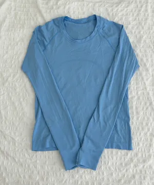 Lululemon Blue Long Sleeve Swiftly Tech  thumbnail 1
