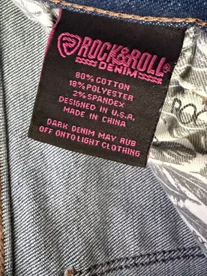 Rock & Roll Denim High Rise Flare Jeans W34 L34 Blue Stretch Western thumbnail 5