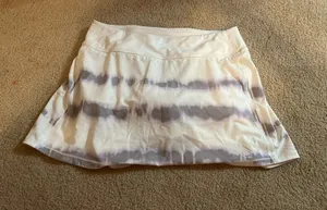 Lululemon Skirt White Purple Tiedie thumbnail 1
