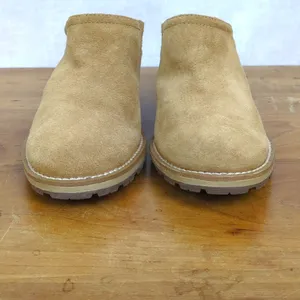 LL Bean Suede Lug Sole Chunky Heeled Mules Size 7.5 thumbnail 2