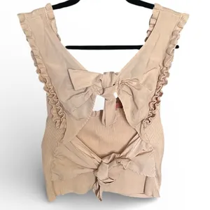 by Anthropologie Bow-Back Sweater Tank thumbnail 5