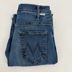 MOTHER Jeans Womens 28 Blue Hustler Ankle Fray Denim Healing Jar 1117-104 thumbnail 13
