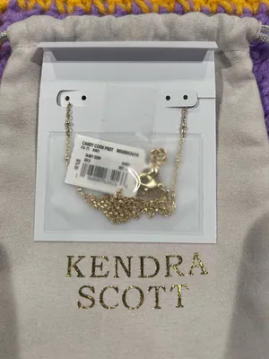 NWT Kendra Scott 14k Gold-Plated Stone Candy Corn Adjustable Pendant Necklace thumbnail 7