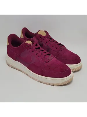 Womens Nike Air Force 1 True Berry Suede Athletic Sneakers Size 7.5 896185-602 thumbnail 9