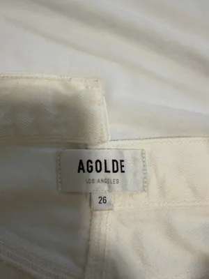 AGOLDE Criss-Cross Shorts white thumbnail 3