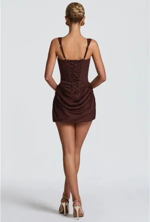 Babyboo Cornelia Mini Dress Brown thumbnail 2