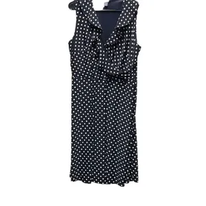 Chaps size XL wrap dress polka dot dress ruffles thumbnail 2