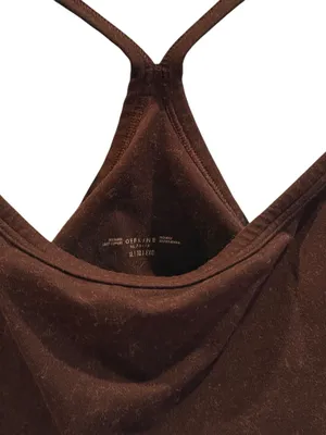 Aerie OFFLINE Black Tank top workout thumbnail 4