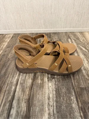 Skechers Women’s Brown Suede Strappy Outdoor Sandals Size 8.5 thumbnail 8