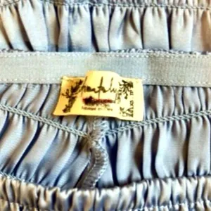 Free People Intimately Smocked Ruched Bloomer Shorts Blue High Waist XS NWOT thumbnail 6