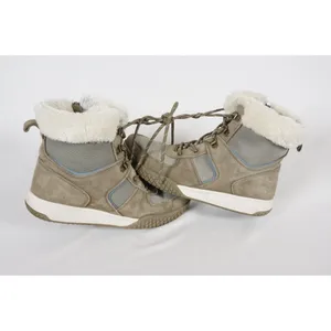 Weatherproof Vintage Boots Women's US 9M Chloe Leather Top Fur trim thumbnail 4