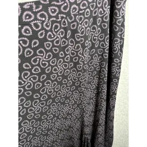 Vintage George Skirt Aline Womens Large Stretch Black Knee Length‎ Pul On thumbnail 9