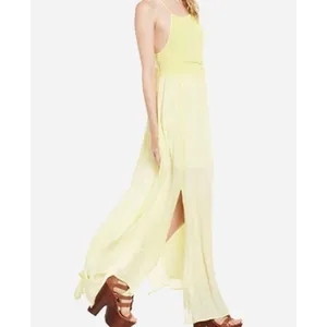 Somedays Lovin Dress Kicking Dust Yellow Maxi thumbnail 4
